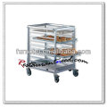 V451 9 Tiers Fixed Anodized Aluminium Alloy Bun Pan Rack